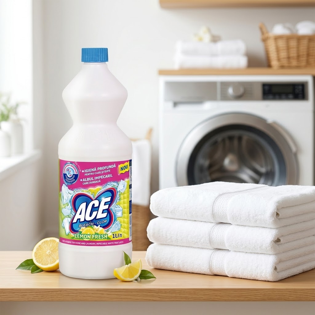 Ace Lemon 1L- Inalbitor cu parfum de lamaie