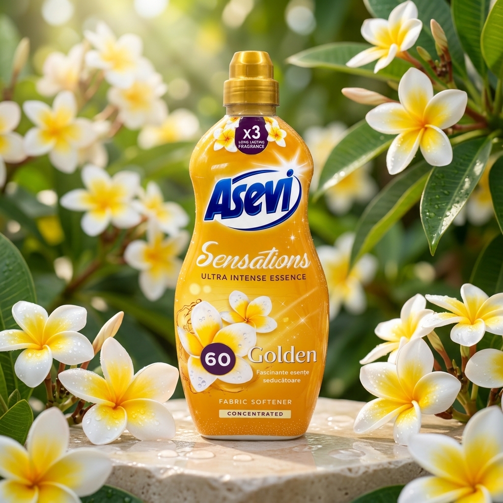 Balsam de rufe Asevi Sensation Golden ,1,44l, 60 spalari
