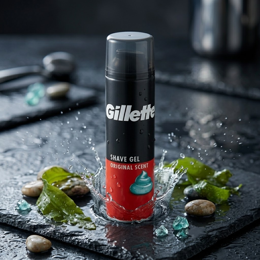Gilette gel de ras , regular 200ml