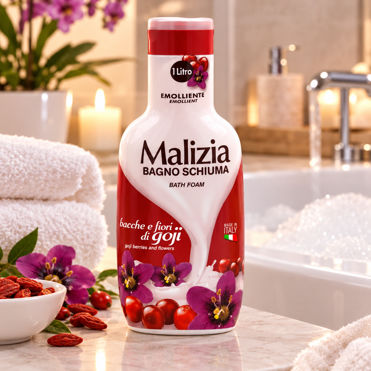 Malizia fiori di goji 1L -spumant baie