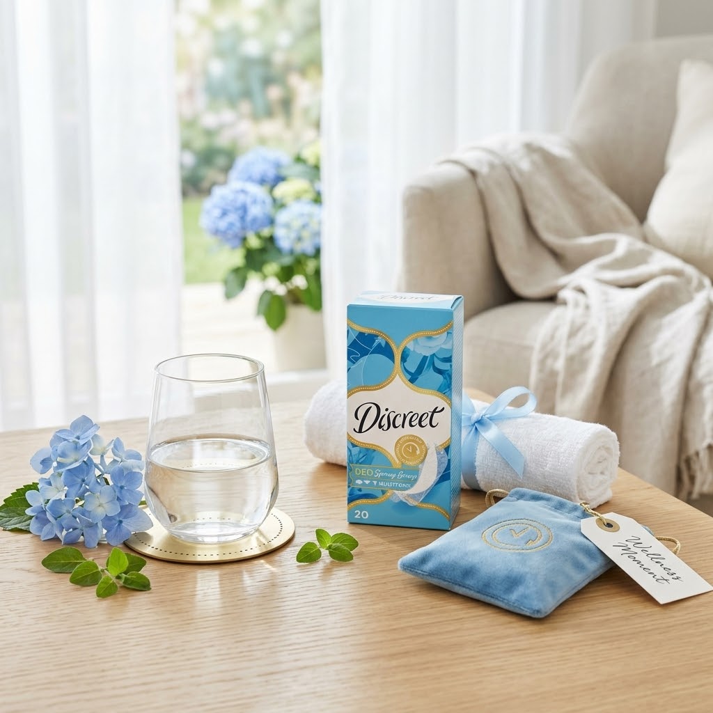 Absorbante de zi Discreet 20 Ocean Breeze