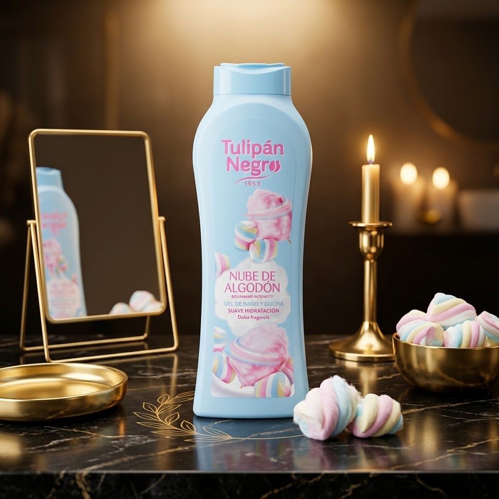 Tulipan Negro -Nube de Algodon 650ml -gel de dus