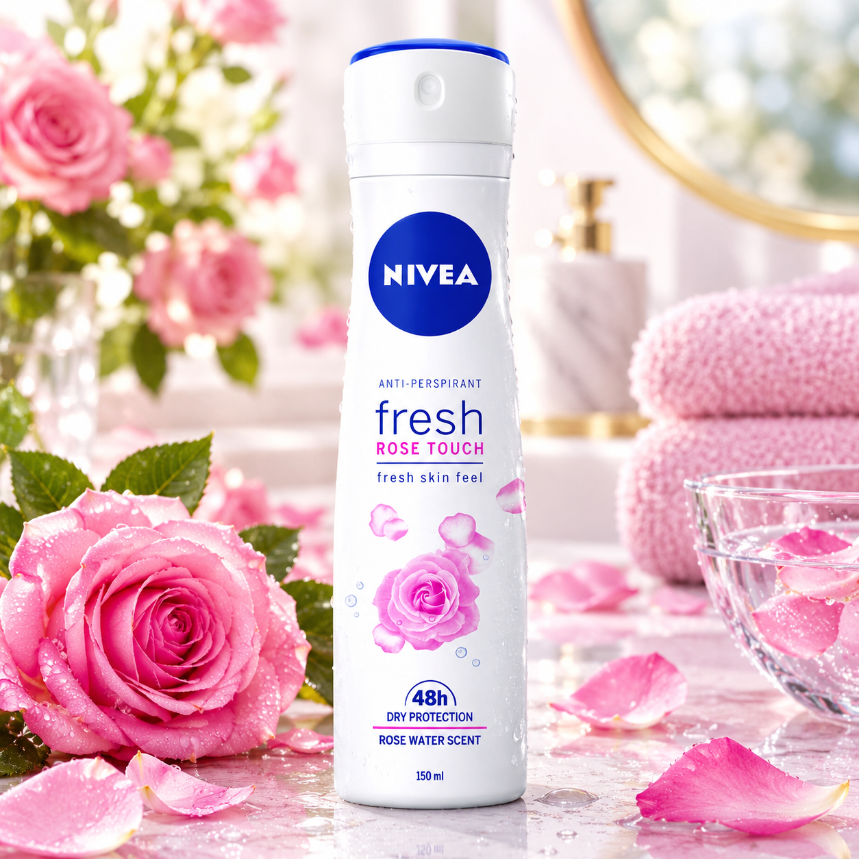Nivea Antiperspirant Fresh Rose 150ml