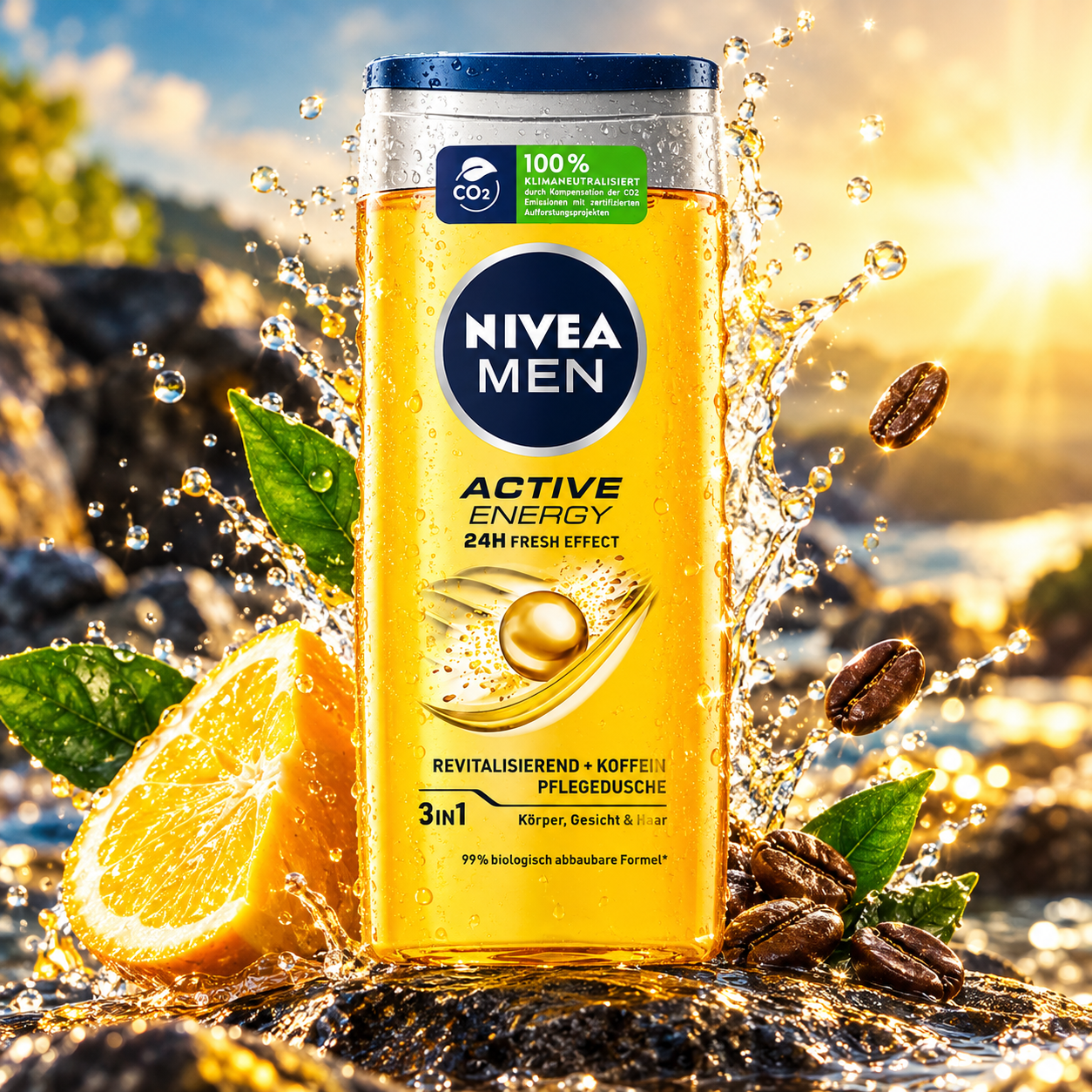 Nivea Men Active Energy - gel de dus 500ml