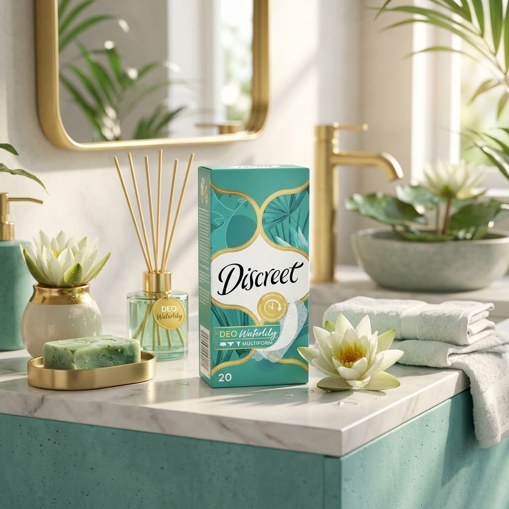 Absorbante de zi Discreet 20 Waterlily
