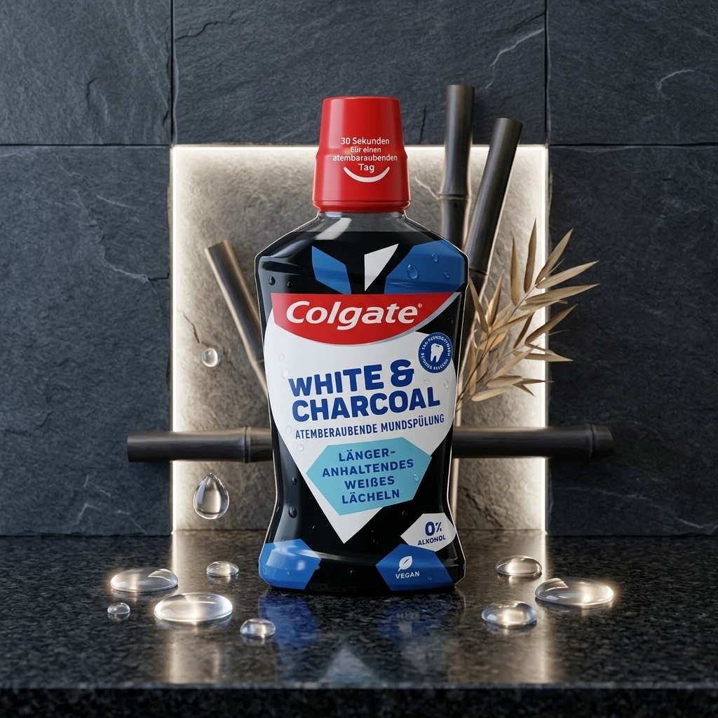 Colgate White Charcoal 500ml - Apa de gura