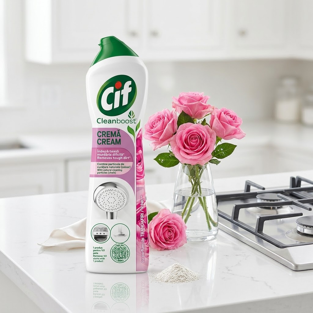 CIF PINK 500ml- Crema pentru curatat