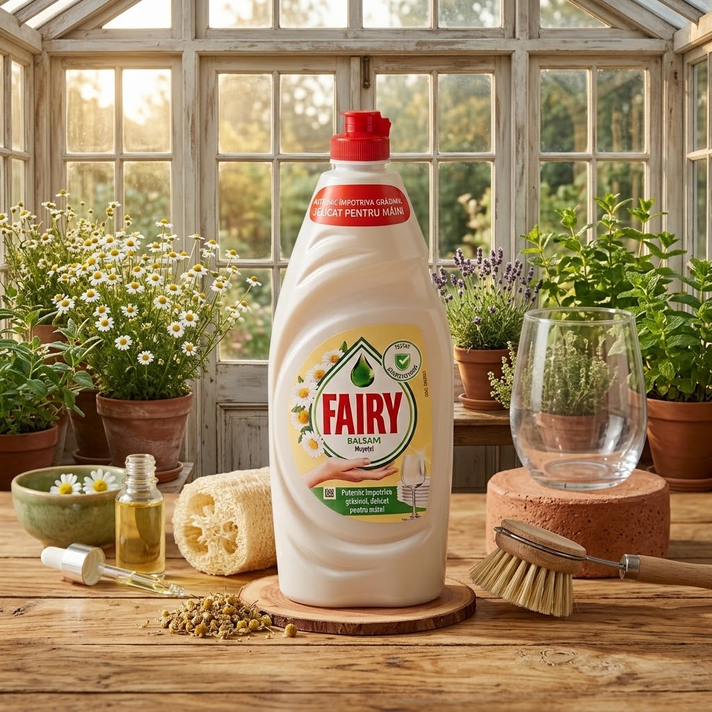 Detergent de vase Fairy Sensitive Chamomile, 750 ml