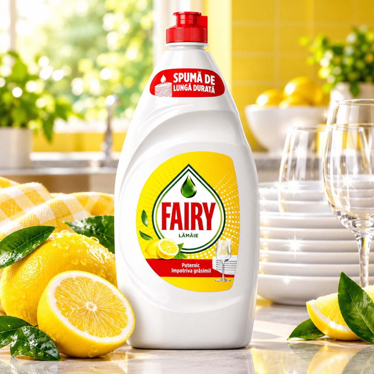 Detergent vase Fairy Lemon, 750 ml