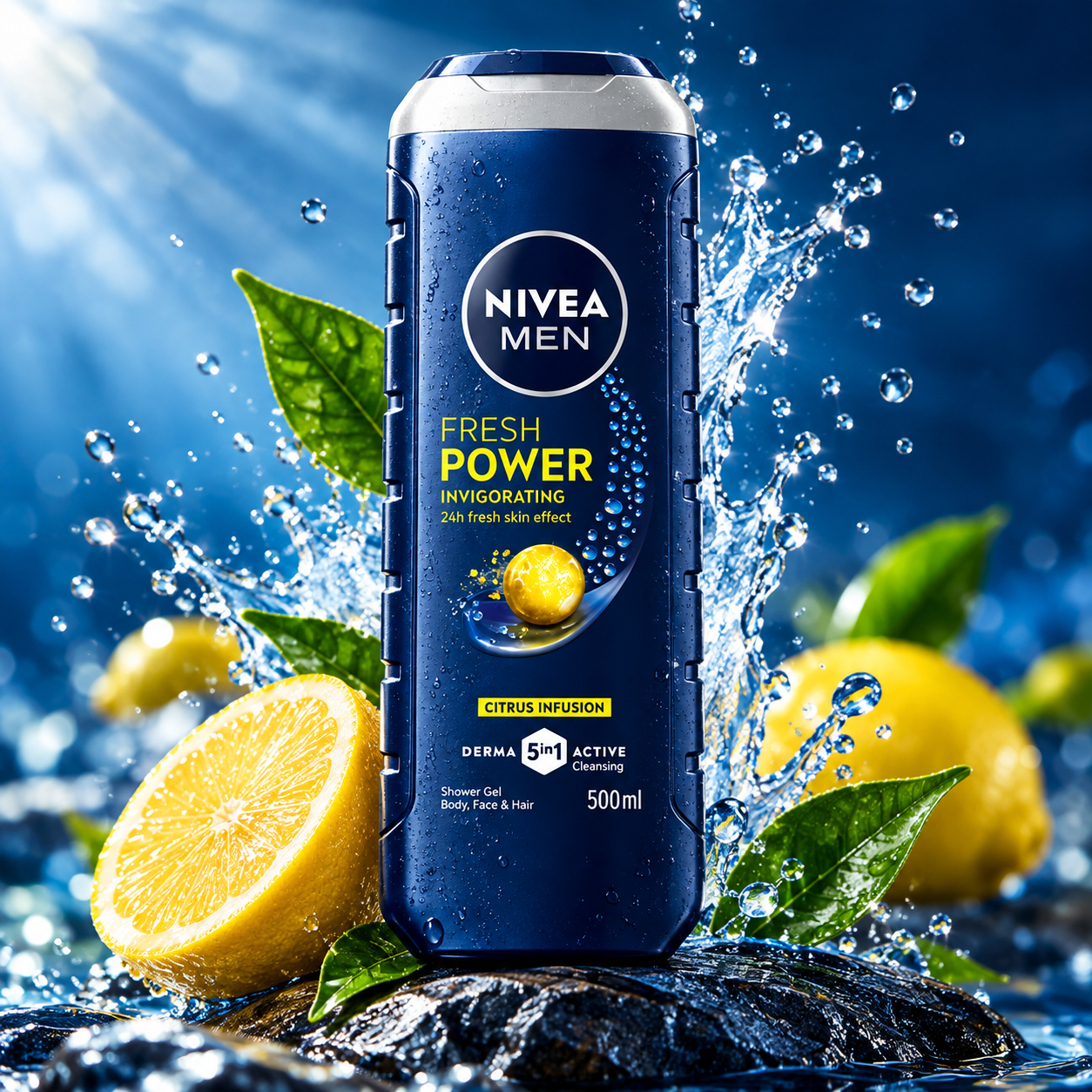 Nivea Men Fresh Power - gel de dus 500ml